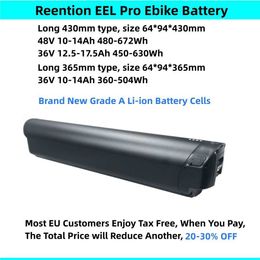 Reention EEL Pro Ebike Battery 48V 10Ah 10.4Ah 14Ah 36V 10Ah 14Ah for Ride 1 up Core-5 LMT'D Himo C20 Igo Aspire Core Battery