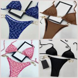 Hot Sale Fashion Bikini Designer Swim Women Ggitys Swimsuits Bikini Set Multicolors Summer Time Beach Bathing Suits Wind Swimwear Large Size