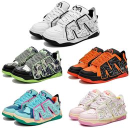 2023 Multi color design casual shoes men women black white green pink purple orange blue trainers outdoor sports sneakers