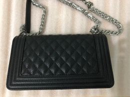 Top-Designer-Tasche, Handtasche, Damen-Umhängetasche, hochwertige Le Boy-Tasche, Luxus-Handtaschen, Designer-Geldbörse, antike Metall-Damen-Umhängetasche, Rauten-Karo-Taschen