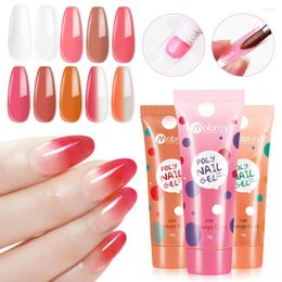 Nail Gel 10 Colors Temperature Change Jelly Polish Acrylic Quick Building DIY Art Lovely Manicure Tool Accessories