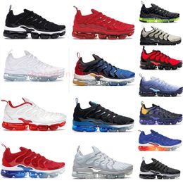 2024 Tuned Running Mens Women Shoes Plus Tn Sneakers Tns Hommes Chaussures Plus Se Size 46 Shattered Ice Black White Midnight Navy Sky Blue ATLANTA Grey Combo Jogging