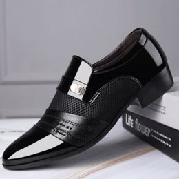 Dress Shoes Former Men Shoe Black Leather for Luxury Plus Size Party Office Business Casual Loafers Zapatos De Vestir Hombre 230802