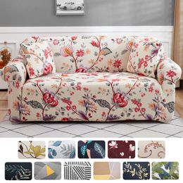 Chair Covers Printed Sofa Cover Stretch Couch Slipcovers for Couches and Loveseats Washable Furniture Protector Pets Kids 230802