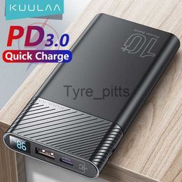 Wireless Chargers KUULAA Power Bank 10000mAh QC PD 3.0 PoverBank Fast Charging PowerBank 10000 mAh USB External Battery Charger For iPhone 14 13 x0803