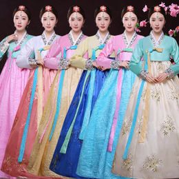 Ethnic Clothing Women Korean Oriental Dance Costume Standard Dresses Hanbok Dress Minority Performance SL1556