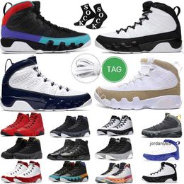 2024 Gym Red men basketball shoes 9s Particle Grey Chile Black Gum jumpman 9 Change The World Pearl Blue University Gold Bred Patent mens outdoor sports trainers