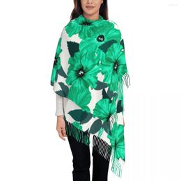 Scarves Flower Women's Tassel Shawl Scarf Fashion