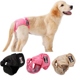 Dog Apparel Diaper Shorts Female Adjustable Washable Sanitary Pet Physiological Pants Panties Underwear Briefs Dogs Supplies