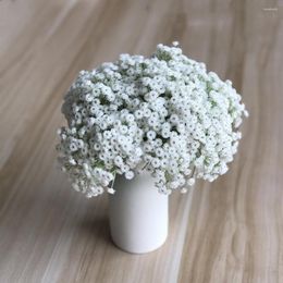 Decorative Flowers 1pcs 22cm Artificial Plants Baby's Breath Fake Gypsophila Home Flower Arrangement Decoration Wedding Bridal Bouquet