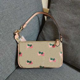 Vogue deals 26 Styles Designer Bag COABAG Shoulder Bags Women Underarm Tote Bags Classic Flower Luxurys HandBag Strawberry Crossbody Bags Purse 230318