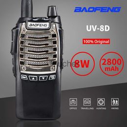 Walkie Talkie High Power 8W Baofeng Walkie Talkie UV8D Handheld Twoway Radio HF Transceiver UHF Portable Ham Radio UV82 Radio FM Transceiver x0802