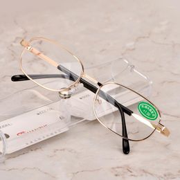 Sunglasses Reading Glasses Glass HD Box With A Variety Of Degrees Full Frame Light Wear