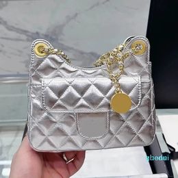 Designer -Tote bags Luxury Crossbody Handbag Women Shoulder Bag Gold coin croissants Leather ladies Purse Chain backpack