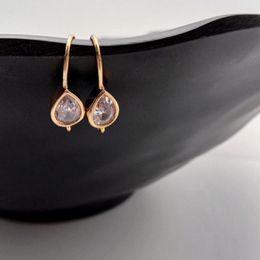 Dangle Earrings 10 Pairs Brass Teardrop Hook For DIY Handmade Jewellery