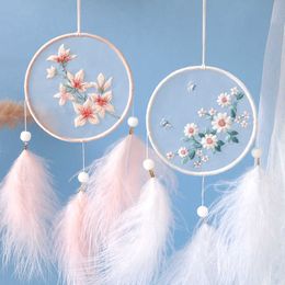 Chinese Style Products Beginner embroidery diy handmade self-embroidered material package dream making ribbon embroidery car pendant decoration