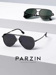 Sunglasses PARZIN Polarised For Men Classic Aviation Sun Glasse Male Women UV Protection 8316