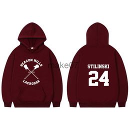 Mens Hoodies Sweatshirts Hooded Men Sweatshirts Fleece Teen Wolf Red Pullover Hoodies Women Streetwear Male Sweat Lightweight Stilinski 24 Lahey McCal J230803