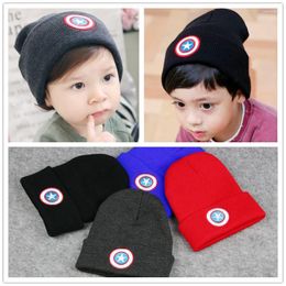 Berets Fall/Winter Hat Kids Sweater Pentacle Star Embroidered Jumper