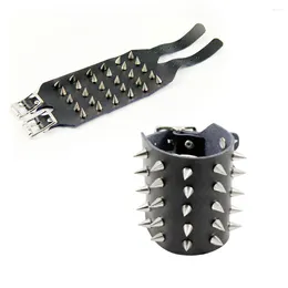 Charm Bracelets Wristlet Strap Bangle Punk Brass Accessories Wristband