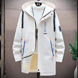 Men's Trench Coats Winter Men Stand Collar Bread 2023 S Warm Parkas Streetwear Cotton Slim Male Jackets Windproof Padded Coat