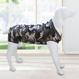 Dog Apparel Pet Recovery Suit High-Elastic Camouflage Print Jumpsuit Pyjamas Gown Vest Wrap For Small Medium Large Dogs Cats