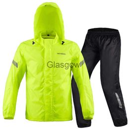 Motorcycle Apparel MOTOBOY Motorcycle Waterproof Raincoat Motocross Riding Ventilate Sports Raincoat Rain Pants Suit Motorcycle Rain Suits x0803