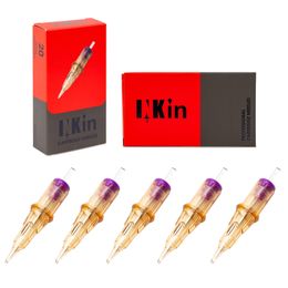 Tattoo Needles INKIN ink cartridge tattoo needle micro pigment permanent makeup eyebrow eyeliner lipstick micro beads 20 pieces/batch 230802