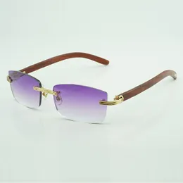 Wooden sunglasses frames 0286O with new hardware and original wood legs 56-17-140 mm