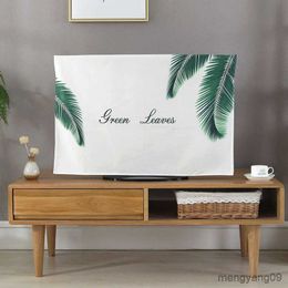 Dust Cover Printed TV Cover Dust Household Appliance 55 Curved Linen Outdoor 65 Home R230803