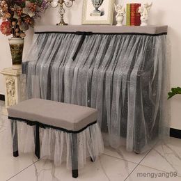 Dust Cover New Nordic Luxury Lace Piano Cover Full Cover High Grade Modern Simple Korean Lace Dust Cover R230803