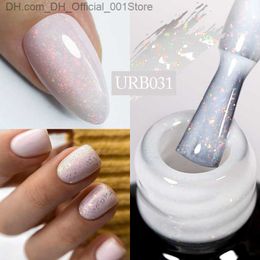 Nail Polish Sugar 7ml shiny rubber based gel aurora chameleon pink gold flake varnish soap semi permanent UV gel polishing Z230802