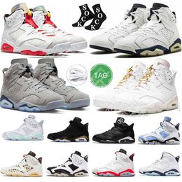 2024 2023 Jumpman 6 6s Basketball Shoes University Blue Tech White Sail White Cement Pure Red Thunder Pony Hair Guava ice sports Sneakers Women Trainers size 13