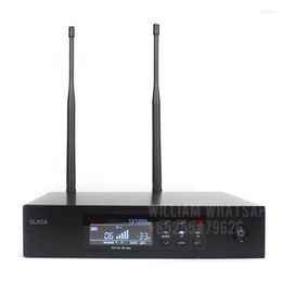 Microphones QLXD4 BETA58 BETA87A UHF True Diversity Condense Wireless Microphone System For Karaoke Stage Performances Mic