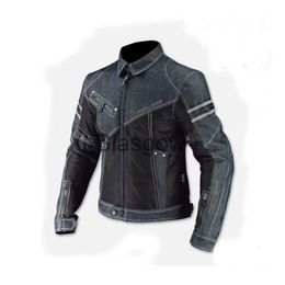 Motorcycle Apparel New 2020 JK006 motorcycle jacket racing jacket offroad jacket denim mesh racing suit with protective equipment x0803