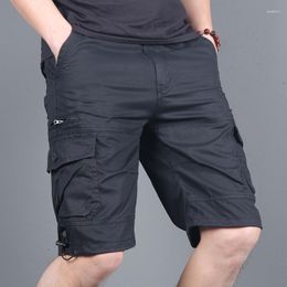 Men's Shorts Summer 2023 Men Casual Fashion Cargo Male Army Workoutshort Cotton Big Pocket Short Pant 5XL