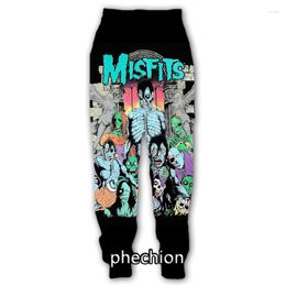 Men's Pants Phechion Fashion Men/Women Misfits Art 3D Print Casual Novelty Streetwear Men Loose Sporting Trousers Q33