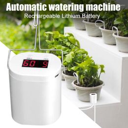 Watering Equipments 2/4/8 Head Garden Automatic Machine Drip Irrigation Timer Device Pump Flowers Plant Sprinkler Tool For Household