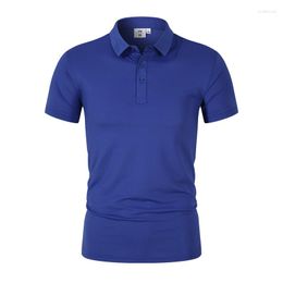 Men's T Shirts Summer Polo High Quality Business Fashion Short Sleeves Casual Sports