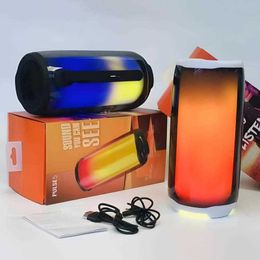 Portable Speakers PULSE Wireless Bluetooth Speaker Portable Waterproof Deep Bass Stereo Sound with LED light Party Boost Boombox