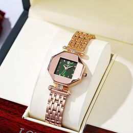 Wristwatches Sdotter Arrival Stainless Steel Fashion Trendy Women Dress Watch Quartz Relogio Feminino Montre Femme Dropshipp