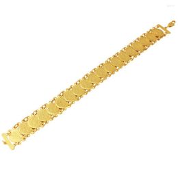 Link Bracelets Fansheng Metal Coin Bracelet Arab Women Gold Colour Middle East Bangle Jewellery African Gifts