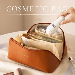 Cosmetic Bags Designer Bags PU Makeup Bag Women's Large Capacity Bag Shell Pillow Bag Travel Cosmetics Wash Storage Bag wholesale