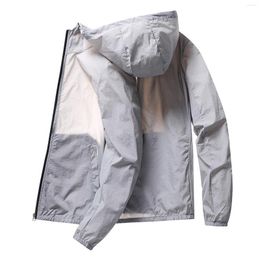 Men's Jackets Mens Summer And Autumn Sunscreen Windproof Rainproof Outdoor Sports Casual Splash For Rafting Morrow Jacket