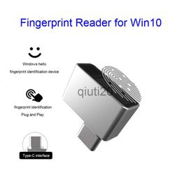 Fingerprint Access Control Type-C Biometric Scanner Laptop PC Zinc Alloy Fingerprint Unlock Module Portable Mini USB Fingerprint Reader for Windows 7/10/11 x0803