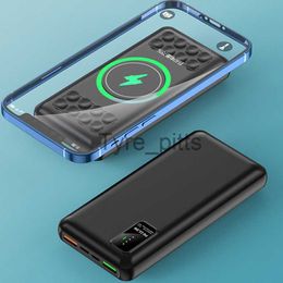 Wireless Chargers 20000mAh Magnetic Qi Wireless Charger Power Bank for iPhone 12 Samsung Huawei Xiaomi Poverbank PD 22.5W Fast Charging Powerbank x0803