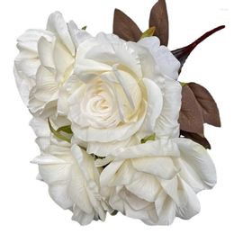 Декоративные цветы белые невеста свадьба с букетом украшения 7-фронта