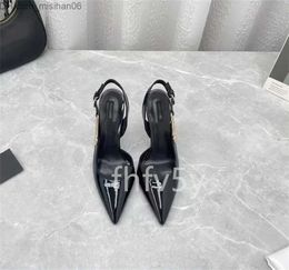 Sandals luxury Top Quality Women High Heel Sandal Luxury Leather Sandal Fashion Sexy Wedding Party Dress Shoes Designer Brand Summer High-Heeled Shoe Z230803