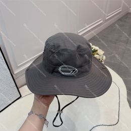 Drawstring Mountaineering Hats For Men Women Lace Up Bucket Hats Designer Wide Brim Caps Outdoor Casquette