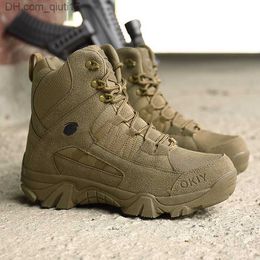 Boots New Autumn and Winter Military Boots Outdoor Men's Walking Boots Special Forces Desert Tactical Combat Ankle Boots Men's Work Boots Z230803